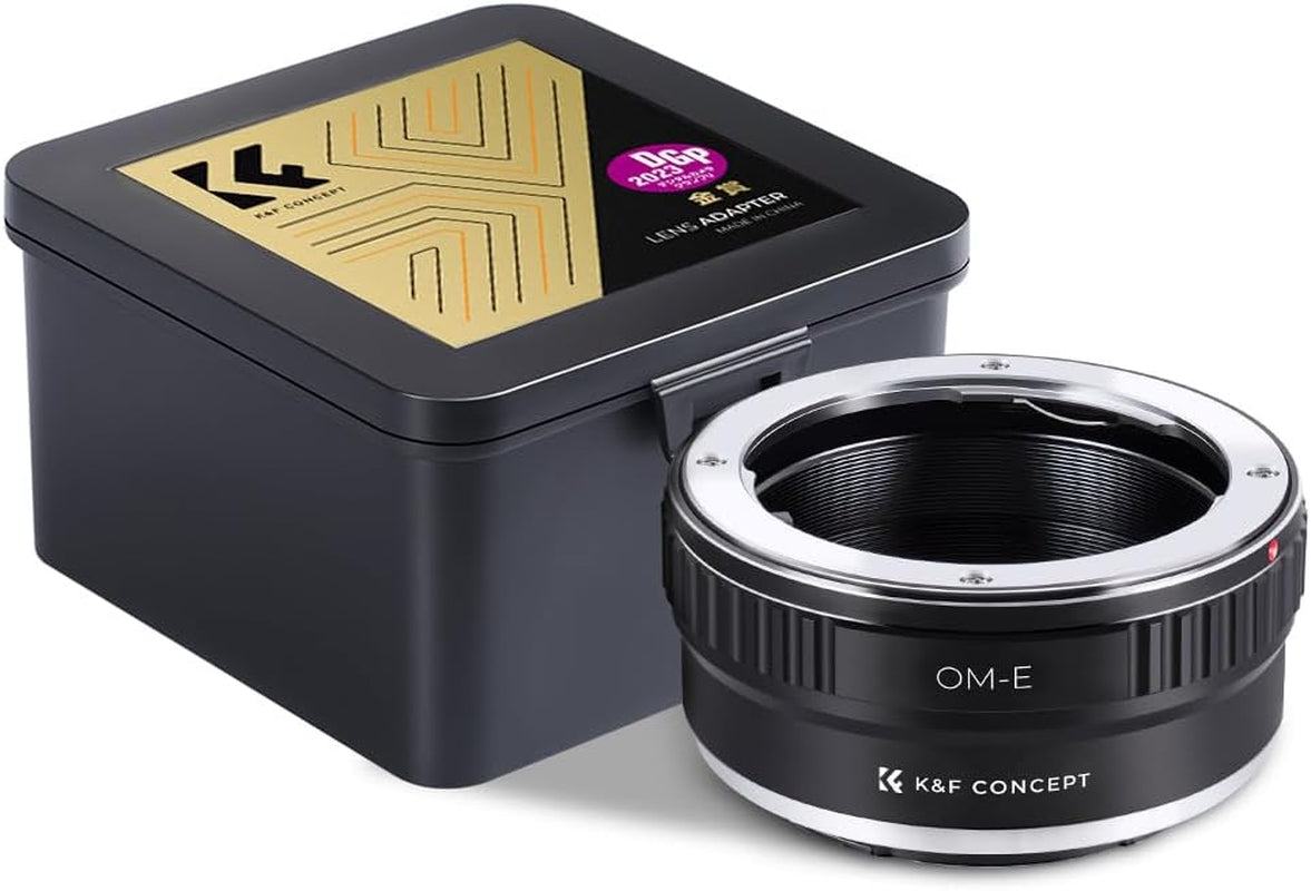 Lens Mount Adapter for Olympus OM Lens to NEX (E-Mount) Camera Compatible with Sony NEX-3, NEX-3N, NEX-5, NEX-5R, NEX-6, NEX-7 Cameras