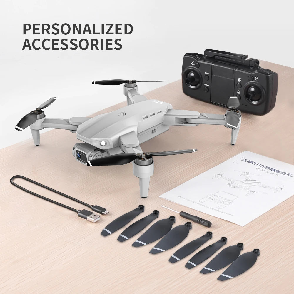 L900 PRO GPS Drone 4K Professional HD Dual Camera 5G WIFI Brushless Motor FPV Quadcopter Foldable Aerial Photography Drone