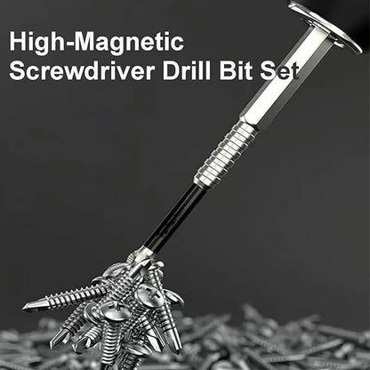 K5 Impact-Resistant and Non-Slip Bit,Impact Driver Bit Set,Titanium Alloy Impact Non-Slip Cross Head,High Magnetic Screwdriver Drill Bit