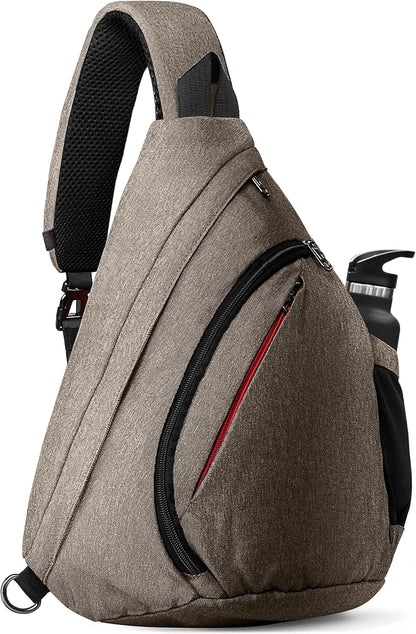 Sling Bag, Hiking Daypack, Crossbody Shoulder Chest Urban Outdoor Travel Backpack for Women & Men