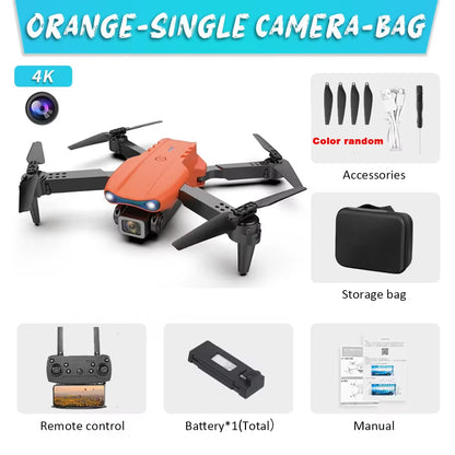 E99Pro Drone HD Professional 8K Drone Dual Camera WIFI Fpv Aircraft Quadcopte Obstacle Avoidance Aerial Photography Drone