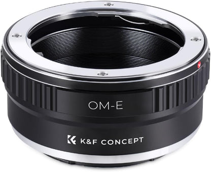 Lens Mount Adapter for Olympus OM Lens to NEX (E-Mount) Camera Compatible with Sony NEX-3, NEX-3N, NEX-5, NEX-5R, NEX-6, NEX-7 Cameras