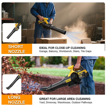 SOARFLY Cordless Leaf Blower, 650CFM/130MPH & 3 Speed Levels, with 2 × 4.0Ah Battery and Fast Charger, for Yard, Blowing Leaves, Dust, Garage, Snow