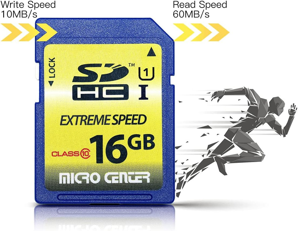 16GB Class 10 SDHC/SDXC U1 Flash Memory Card (5 Pack) for Trail & Hunting Cameras, 60Mb/S Read, 10Mb/S Write, 3-Year Warranty