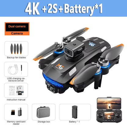M6 Drone 8K Professional HD Camera Drones 5G WIFI FPV Video 4K UAV with Screen Remote Control RC Quadcopter Dron