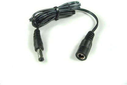 HDCQ3 3Ft 2.1Mm X 5.5Mm DC Plug Extension Cable for 12V Power Adapter and More, 20AWG Cord for CCTV, LED