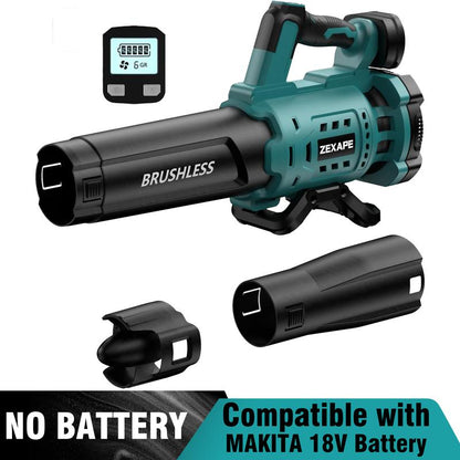【No Batteries】Cordless Leaf Blower for Dewalt 20V Max Battery, for Milwaukee 18V Battery/ for Makita 18V Battery 480 CFM Electric Blower with Brushless Motor, 6 Variable Speed up to 130MPH, Digital Display Control Handheld Blower for Lawn Care, Yard