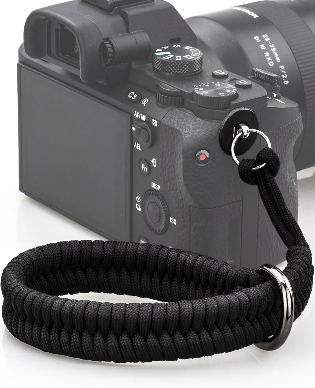 Camera Wrist Strap - Paracord Quick Release Camera Hand Strap Wrist Lanyard for DSLR or Mirrorless Camera - Black