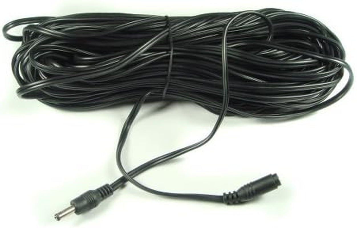 HDCQ100 100Ft 20AWG 2.1Mm X 5.5Mm DC Plug Extension Cable for Power Adapter, Male to Female, for LED, CCTV, Car, and More